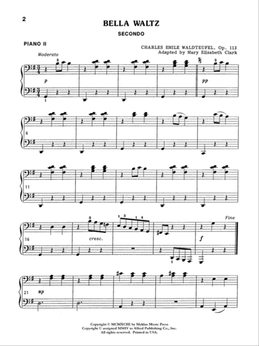 Bella Waltz Small Ensemble scores gallery preview page 4