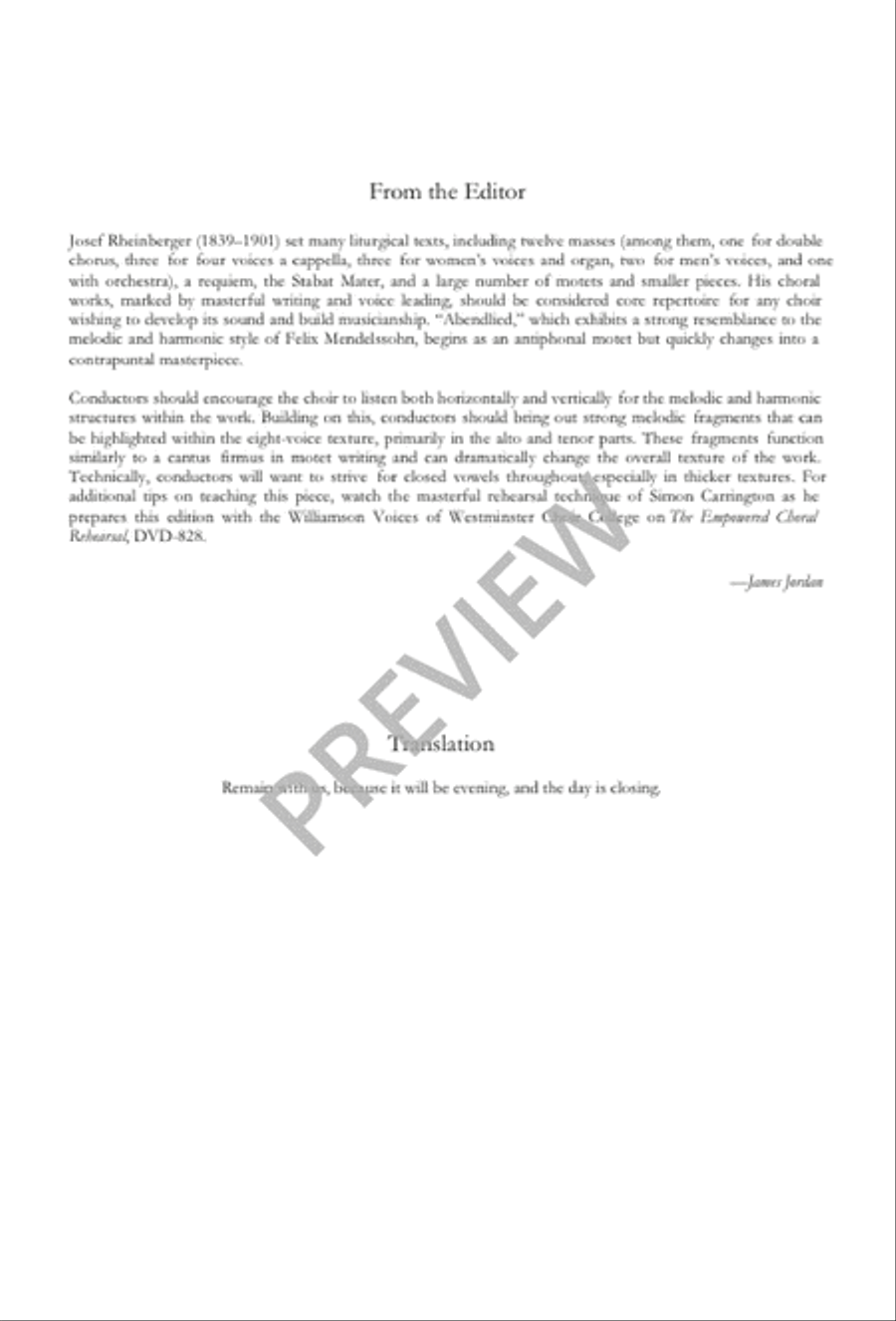 Abendlied Abendlied Choir scores gallery preview page 3