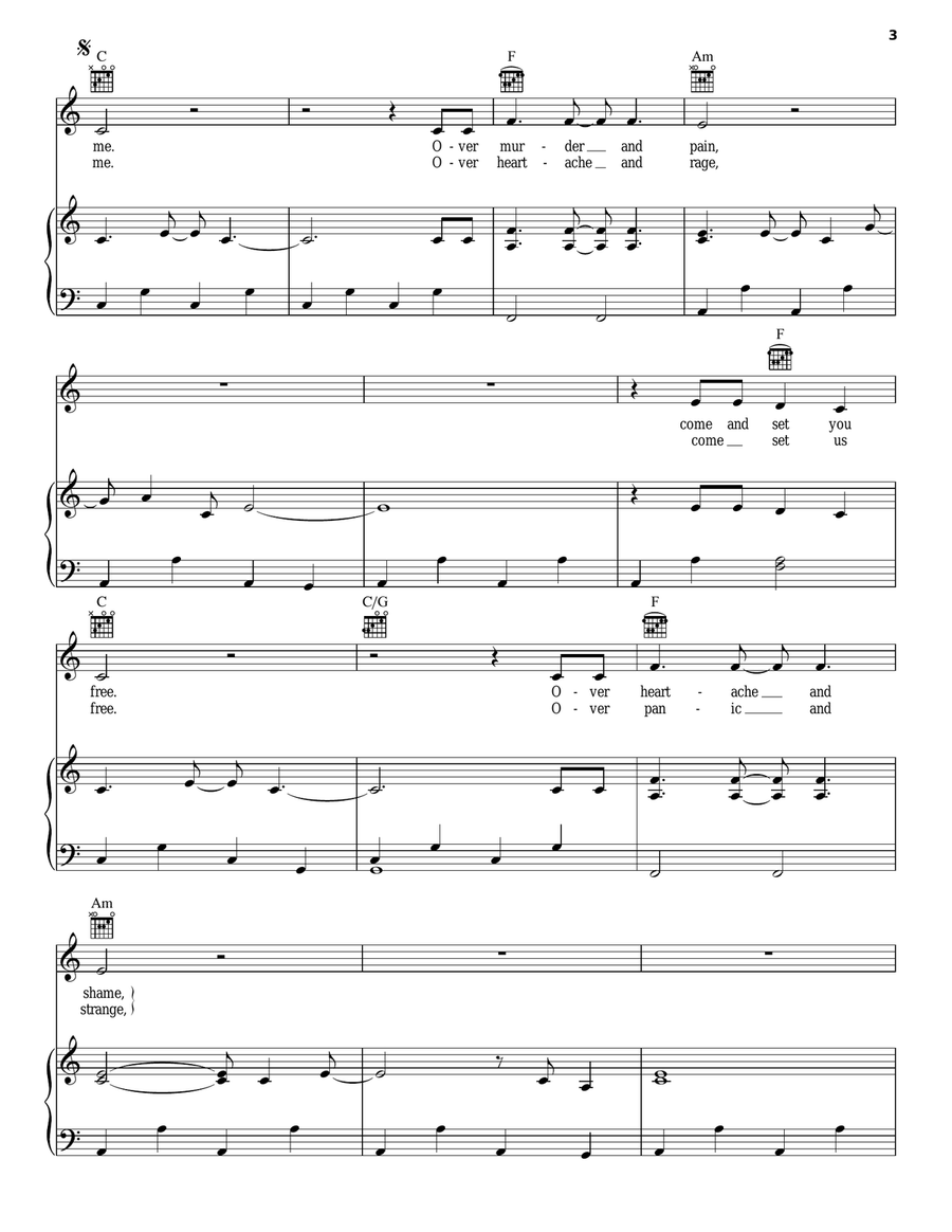 Man On Fire Acoustic Guitar scores gallery preview page 3