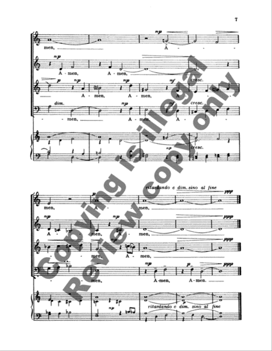 Here Repose, O Broken Body 4-Part scores gallery preview page 6