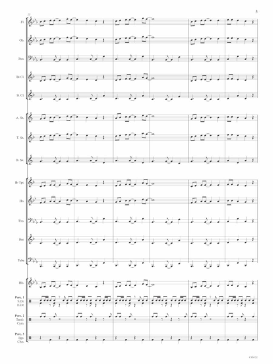 Celebracion Concert Band scores gallery preview page 6