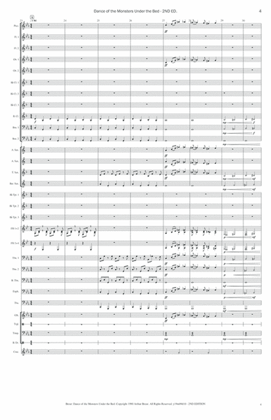 Dance of the Monsters Under the Bed - Concert Band Arrangement image number null