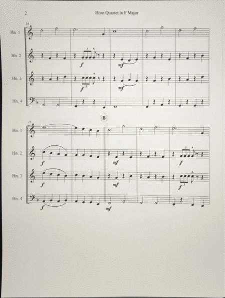 Horn Quartet in F Major image number null