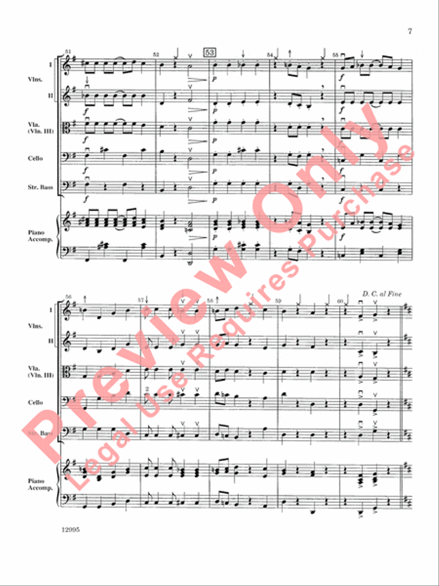 Tangerine Rag String Orchestra scores gallery preview page 8