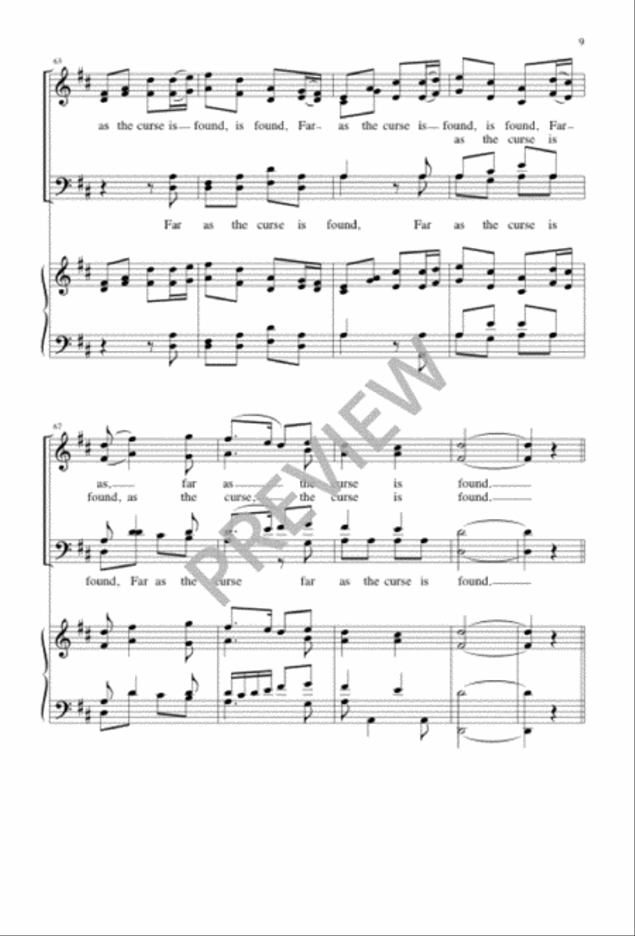Joy to the World 4-Part scores gallery preview page 9