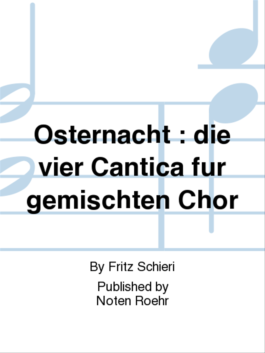 Osternacht Mixed Choir scores gallery preview page 1
