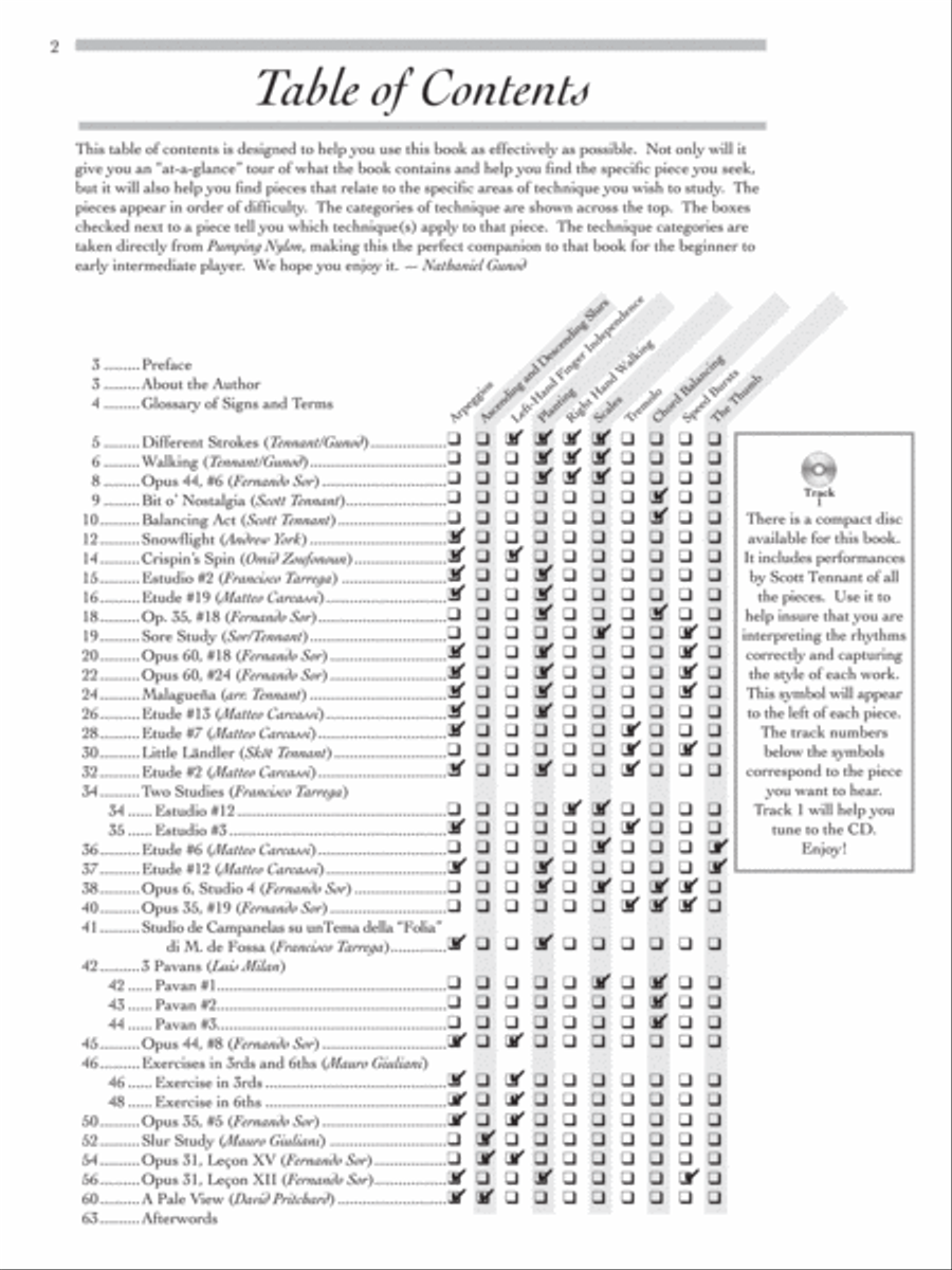Pumping Nylon -- Easy to Early Intermediate Repertoire Acoustic Guitar scores gallery preview page 5
