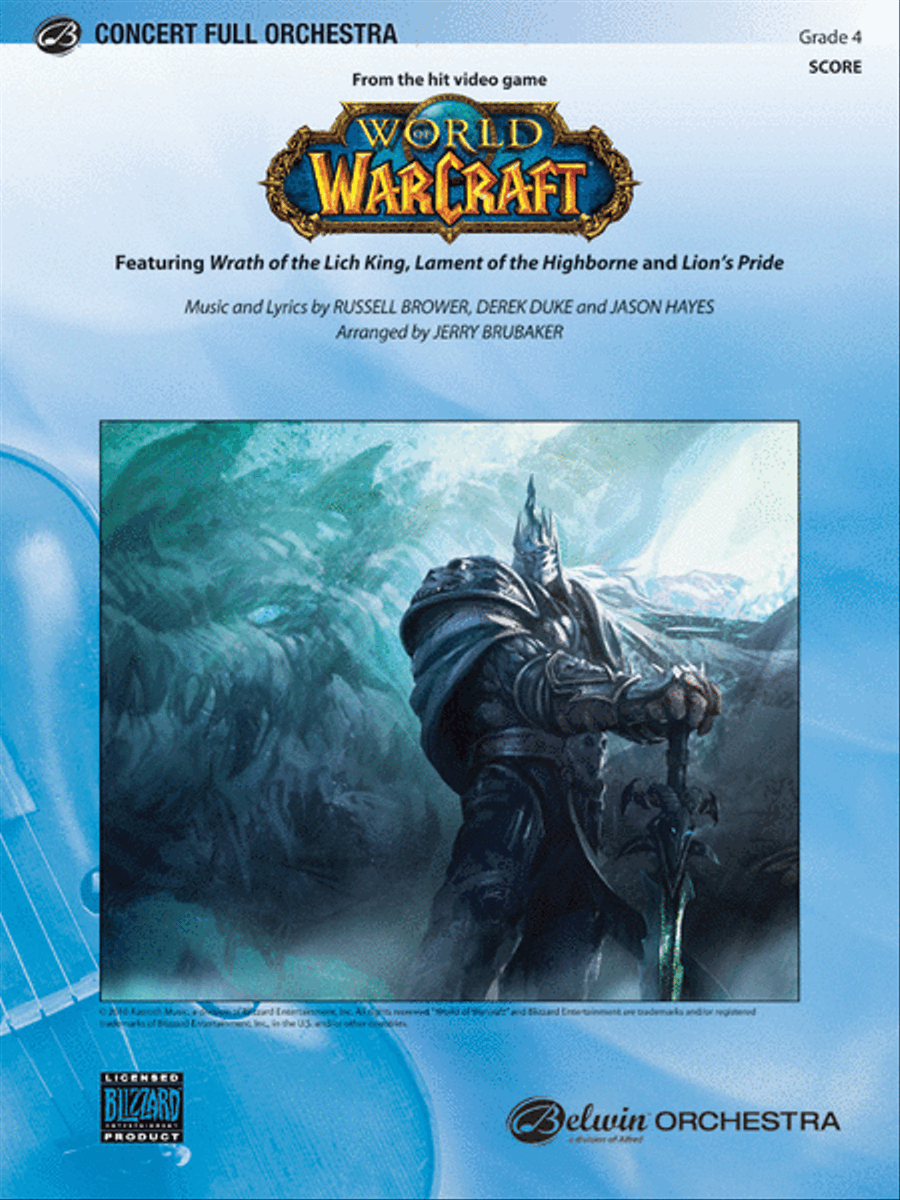 World of Warcraft Full Orchestra scores gallery preview page 1
