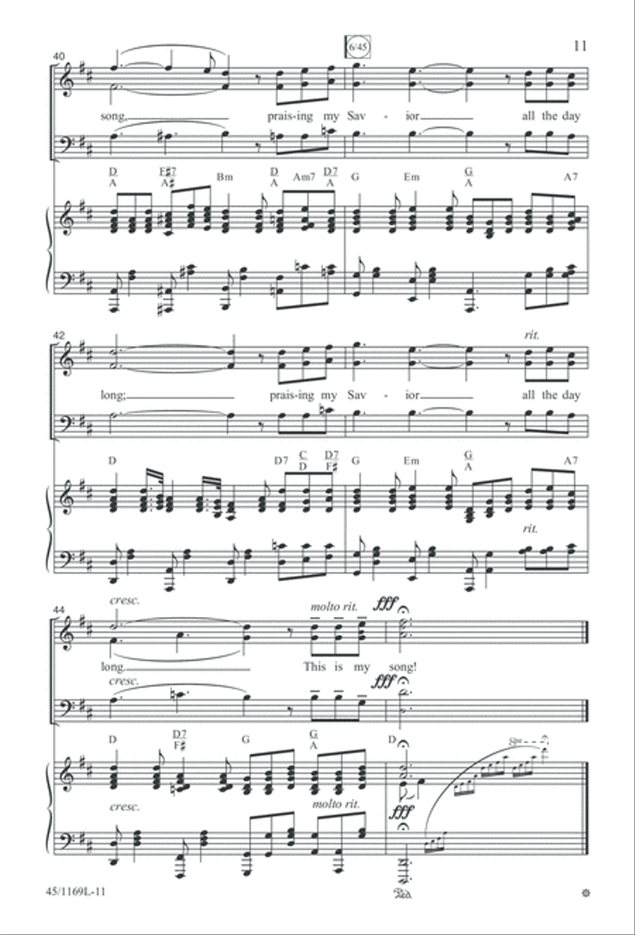 Simply Southern Gospel Simply Southern Gospel 3-Part scores gallery preview page 11