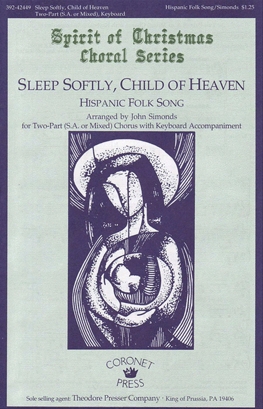 Sleep Softly, Child Of Heaven Sacred scores gallery preview page 1