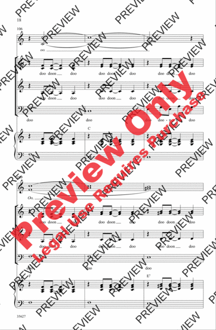 Over the Rainbow 3-Part scores gallery preview page 18