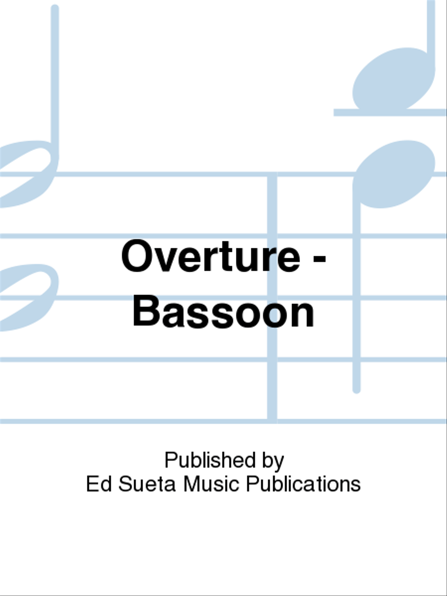 Overture - Bassoon Overture - Bassoon Bassoon Solo scores gallery preview page 1