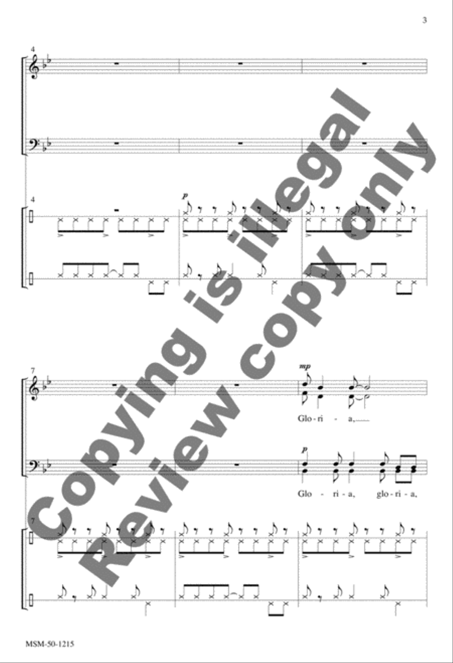 South African Gloria South African Gloria 4-Part scores gallery preview page 3