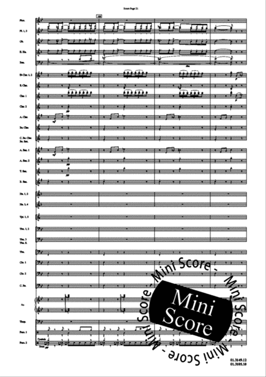 Scheherazade Concert Band scores gallery preview page 145