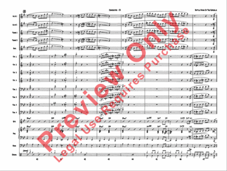 Superset #5: The Patriotic Collection (Medley) Jazz Ensemble scores gallery preview page 24