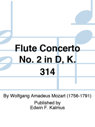 Book cover for Flute Concerto No. 2 in D, K. 314