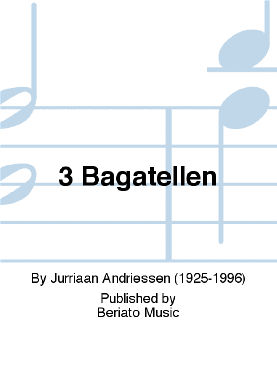 3 Bagatellen Piano Solo scores gallery preview page 1