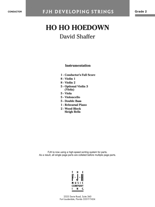 Ho Ho Hoedown: Score