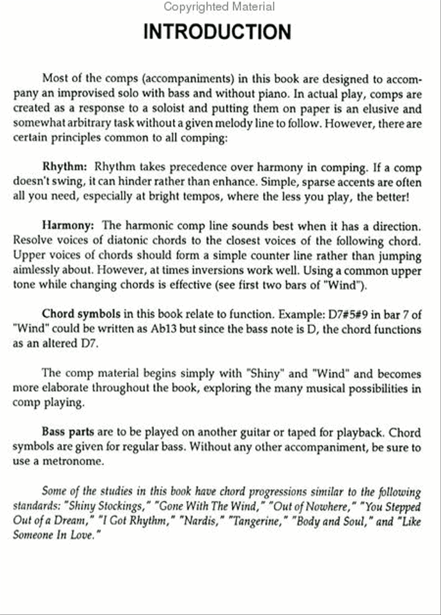 Barry Galbraith # 3 - Guitar Comping Play-A-Long Guitar scores gallery preview page 2