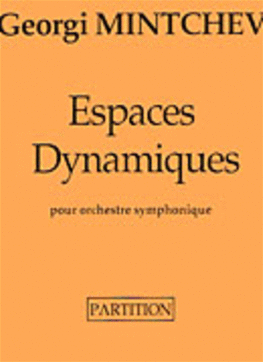 Espaces dynamiques Full Orchestra scores gallery preview page 1