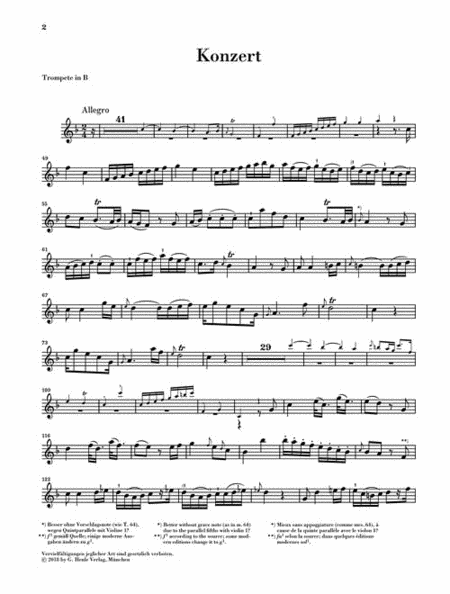 Concerto for Horn (Trumpet) and Strings in E-Flat Major