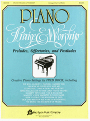 Book cover for Piano Praise & Worship