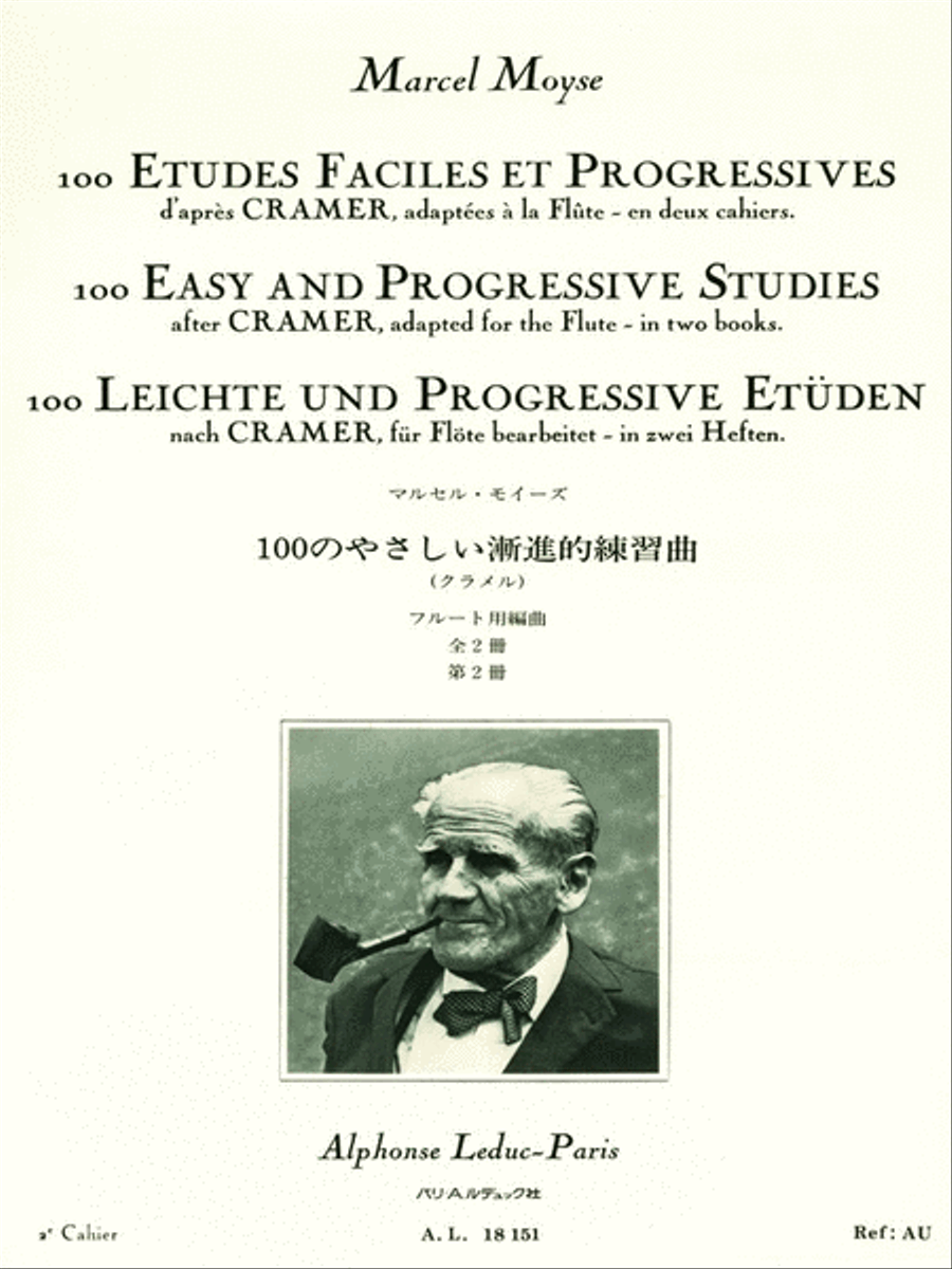 100 Easy and Progressive Studies After Cramer for Flute Flute Solo scores gallery preview page 1