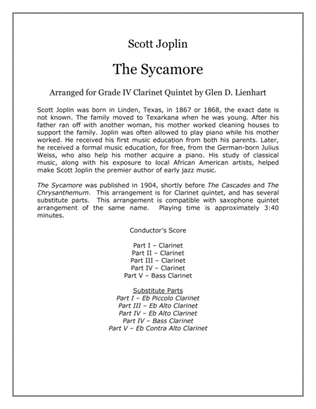 The Sycamore (Clarinets