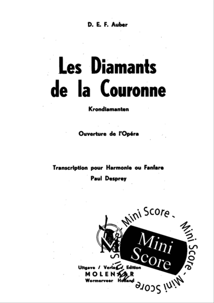 Les Diamants de la Couronne Concert Band scores gallery preview page 3