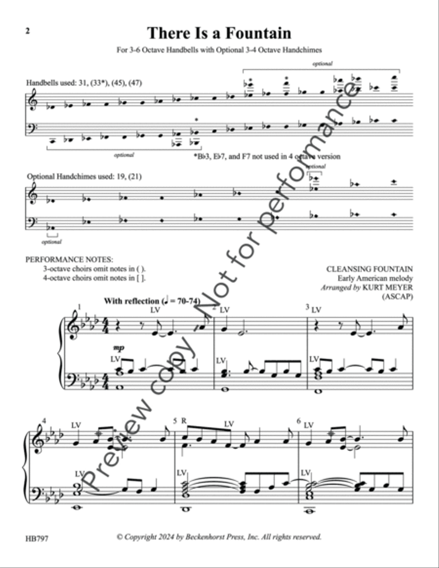 There Is a Fountain - Meyer 5-Octaves scores gallery preview page 2