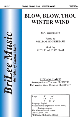 Book cover for Blow, Blow, Thou Winter Wind