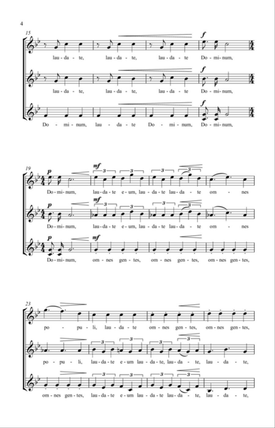 Laudate Dominum SSA scores gallery preview page 7