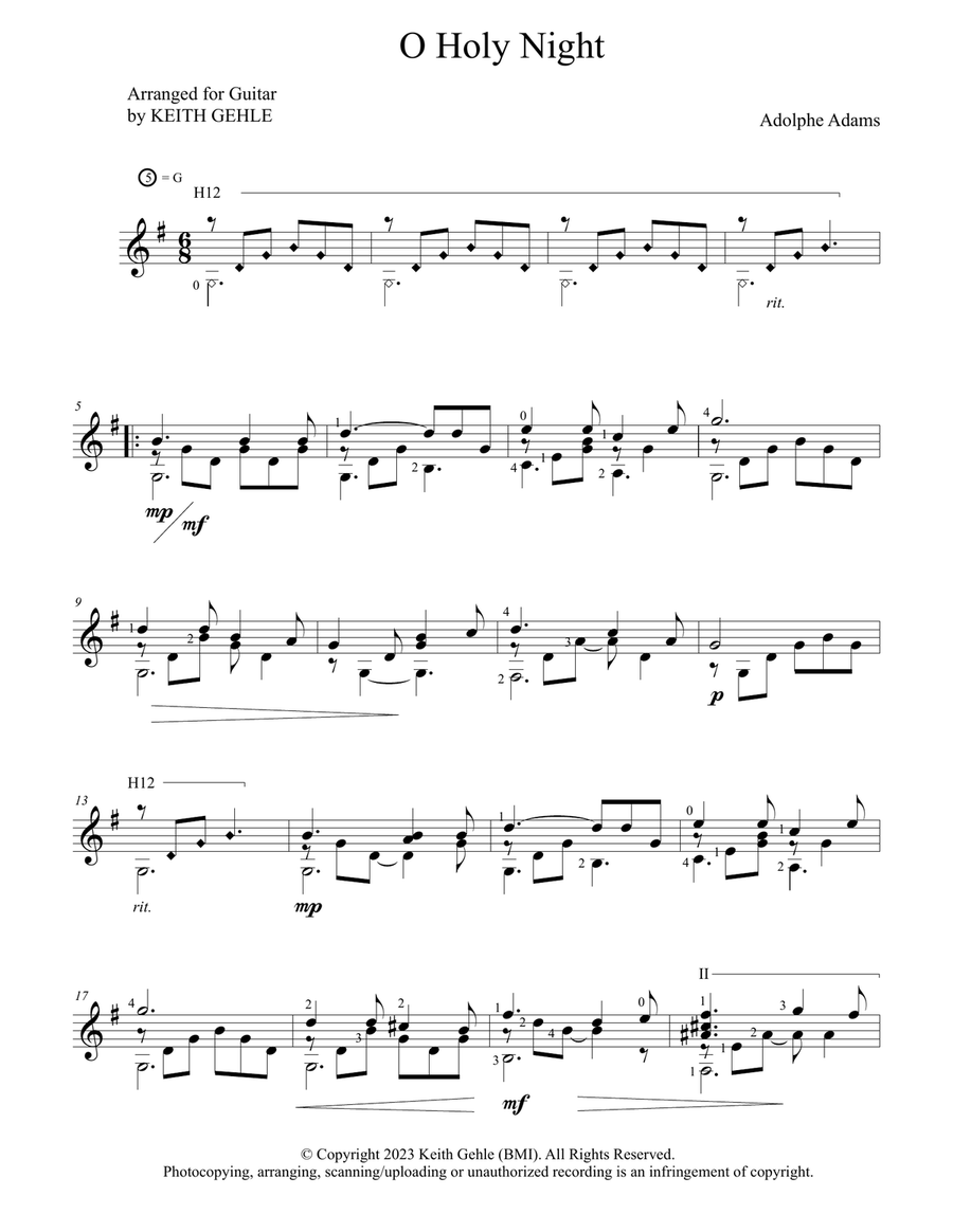 O holy night classical guitar new arrivals