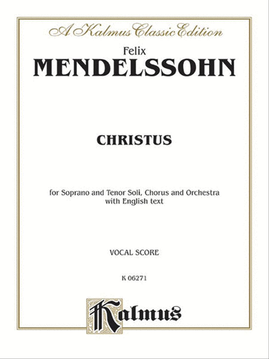 Christus Christus 4-Part scores gallery preview page 1
