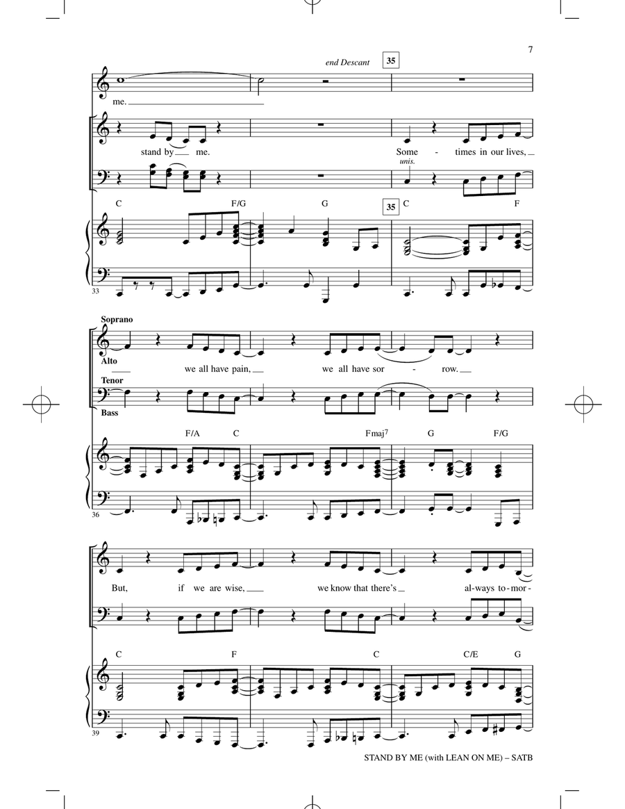 Stand By Me (with "Lean On Me")