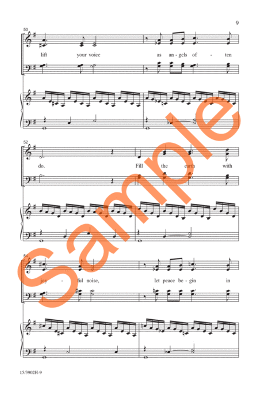 Snow Angels Snow Angels 4-Part scores gallery preview page 8
