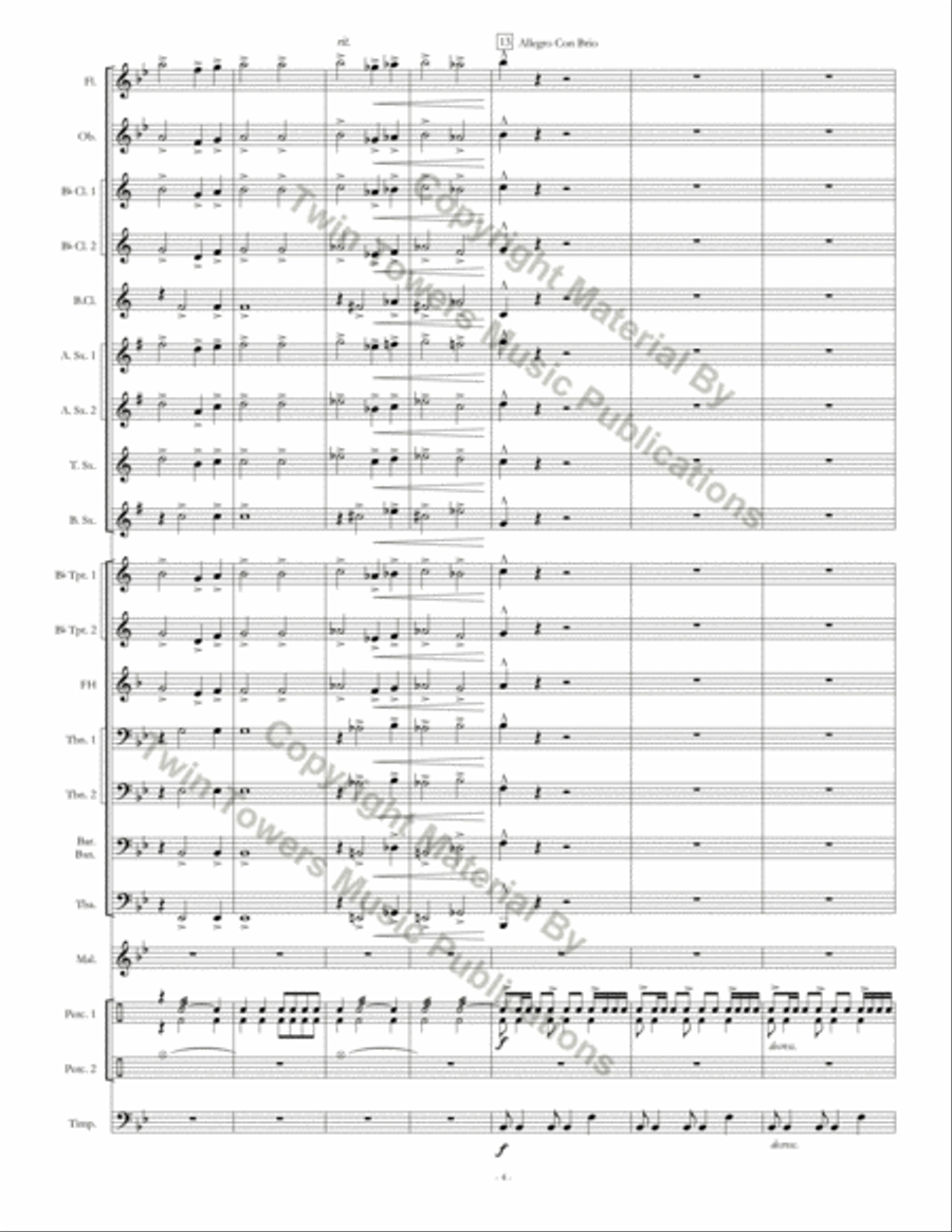 Soaring Eagles Soaring Eagles Concert Band scores gallery preview page 5