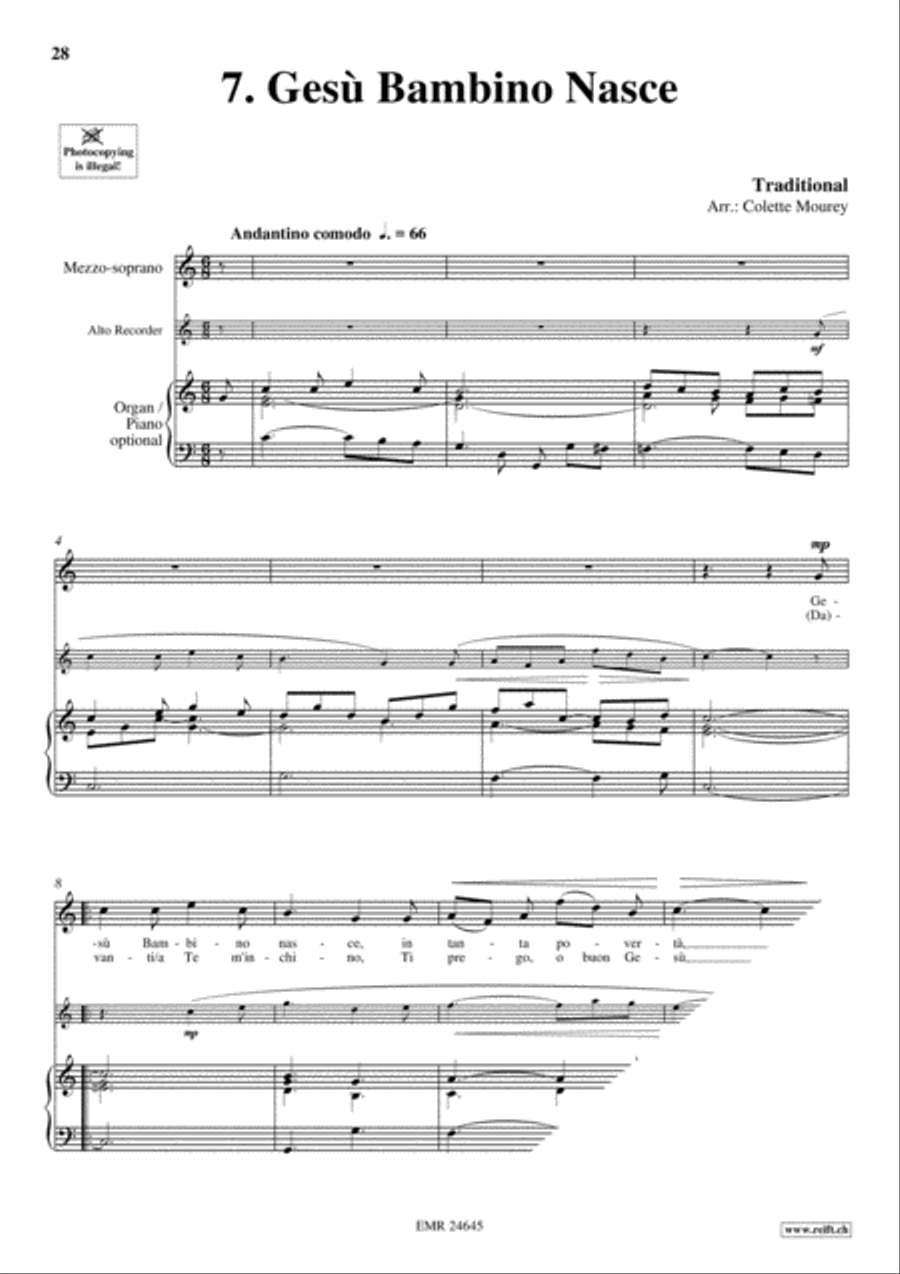 20 Greatest Christmas Songs Vol. 1 Alto Recorder scores gallery preview page 9