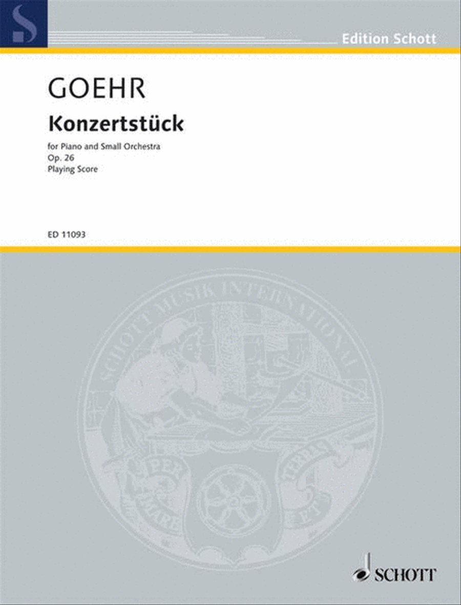 Konzerstück Op. 26 Chamber Orchestra scores gallery preview page 1