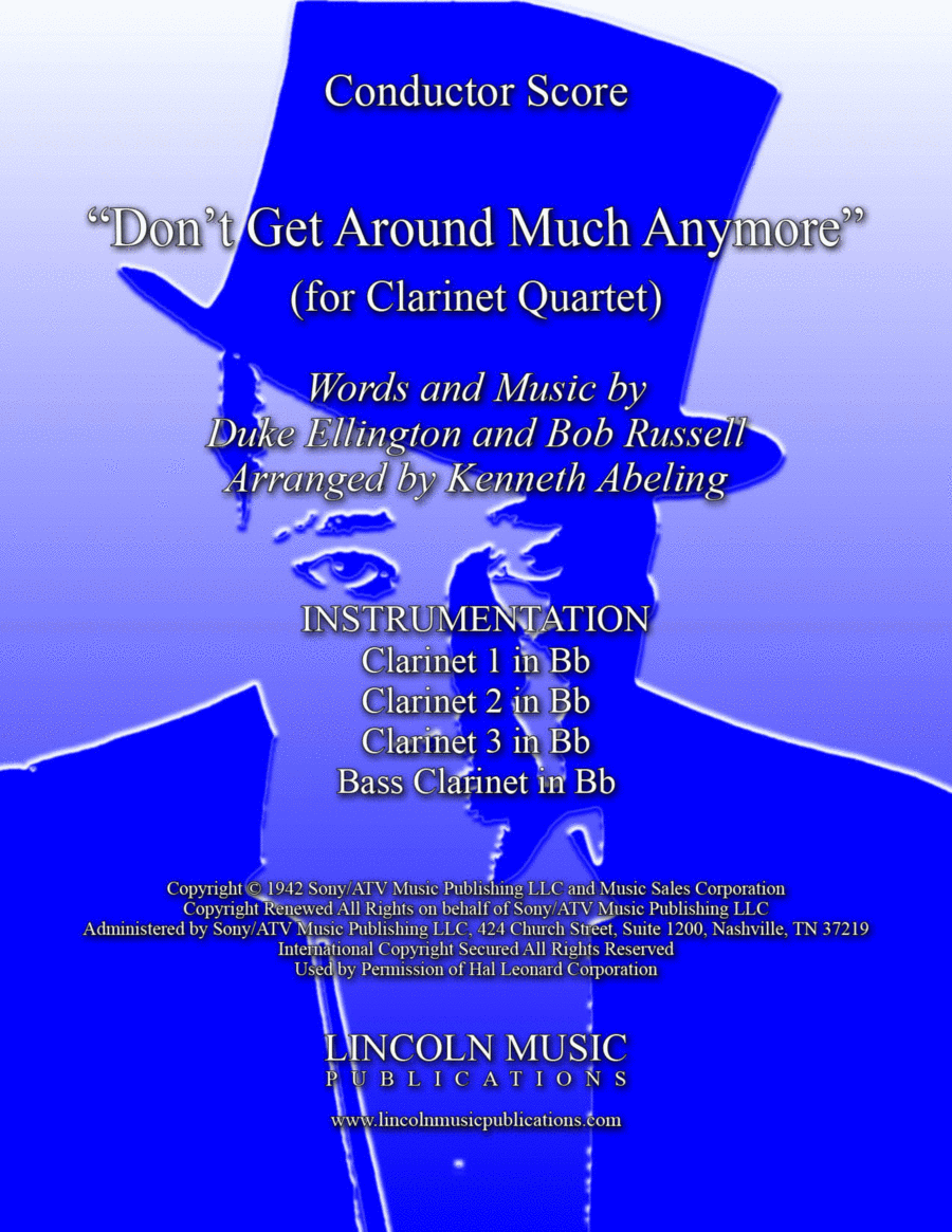 Don't Get Around Much Anymore Woodwind Ensemble scores gallery preview page 1