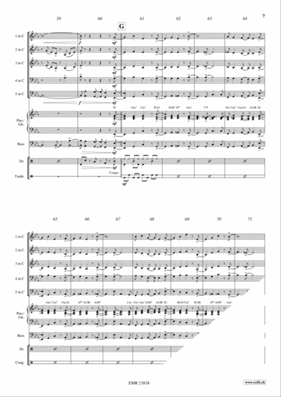 Birdland Birdland Woodwind Quintet scores gallery preview page 7