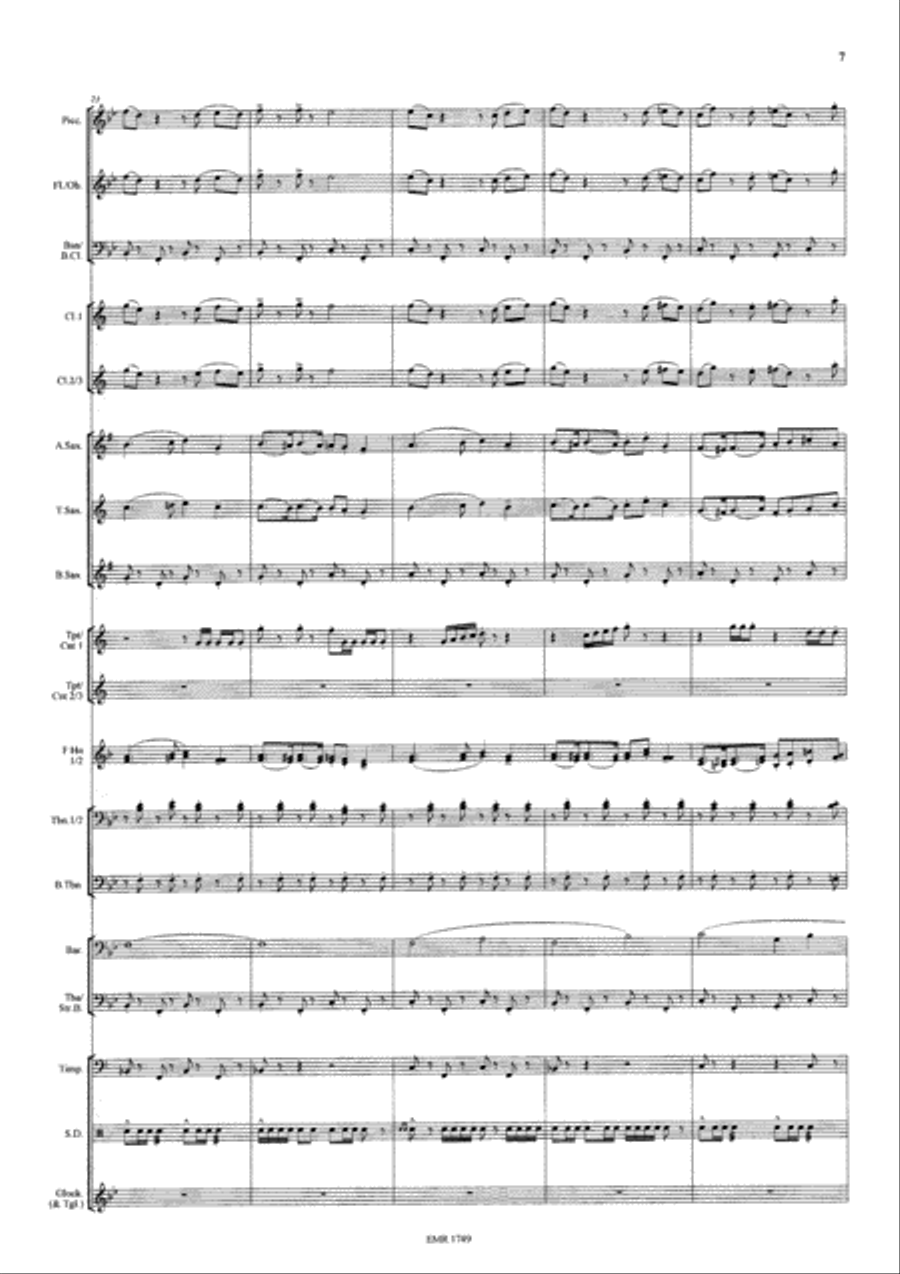 The Bridge On The River Kwai Concert Band scores gallery preview page 8