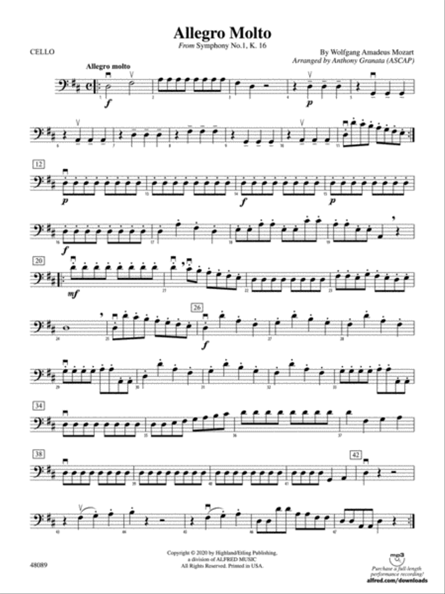 Allegro cello best sale