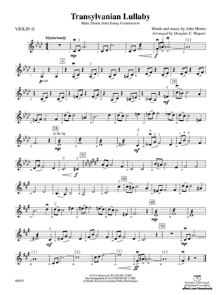 Transylvanian Lullaby: 2nd Violin