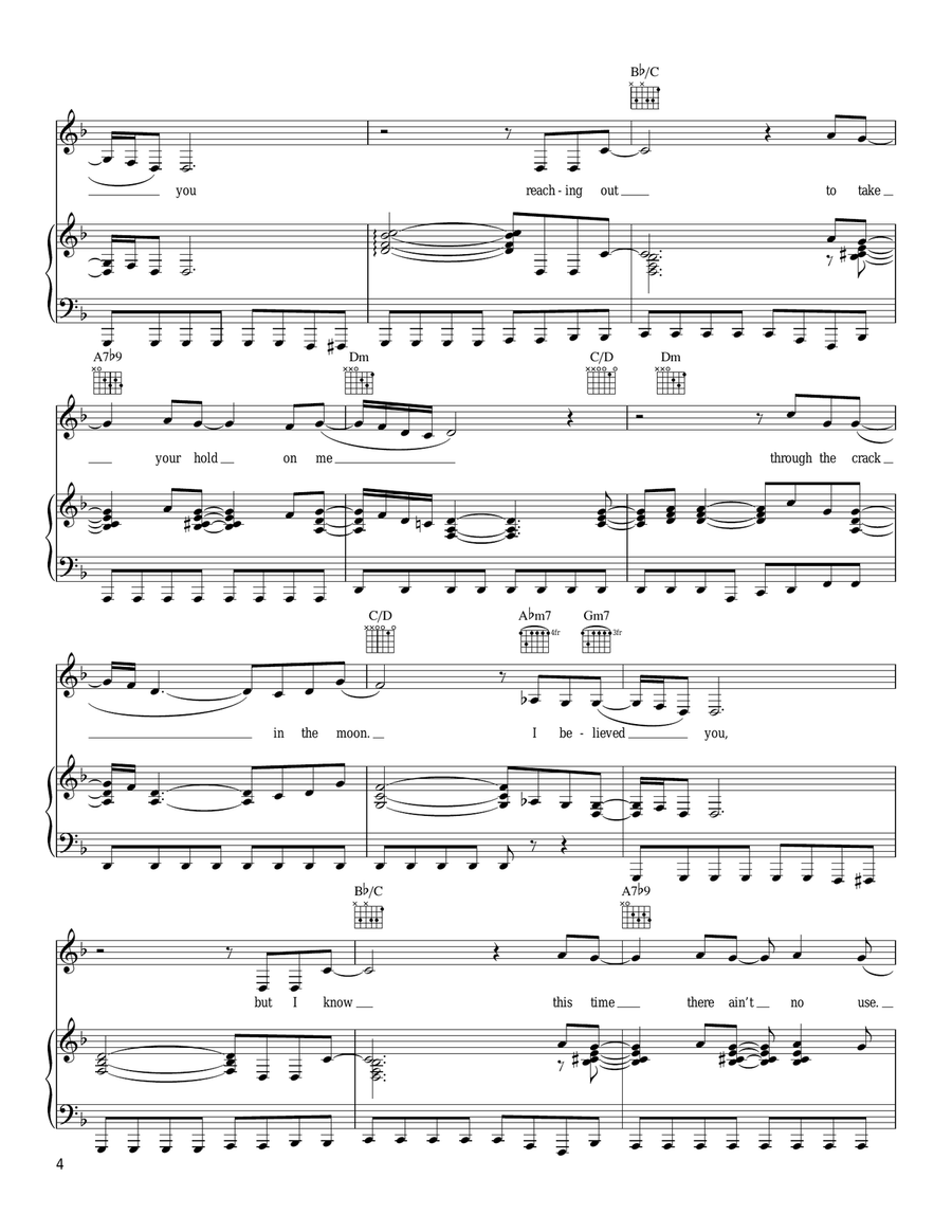 Hard Times Hard Times Piano, Vocal, Guitar scores gallery preview page 4