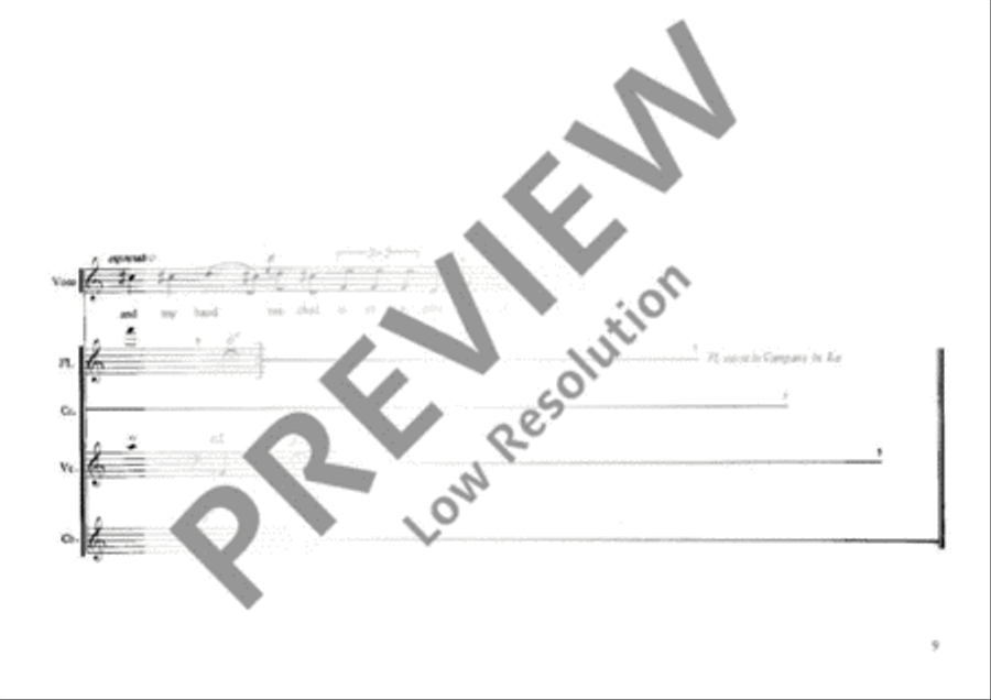 Three Poems for Ann Day Flute scores gallery preview page 10