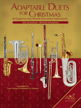 Book cover for Adaptable Duets for Christmas