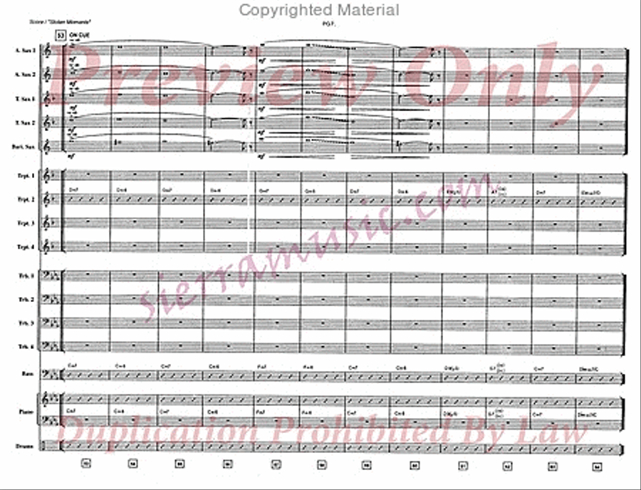 Stolen Moments Big Band scores gallery preview page 8