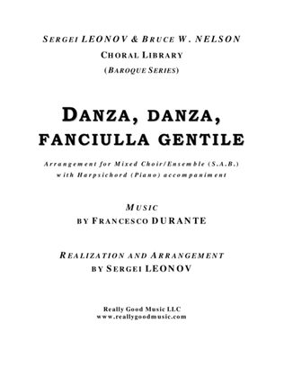 DURANTE Francesco: Danza, danza, fanciulla (SAB choir, piano accompaniment)