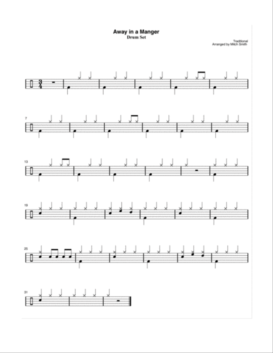 Away in a Manger Away in a Manger Small Ensemble scores gallery preview page 3